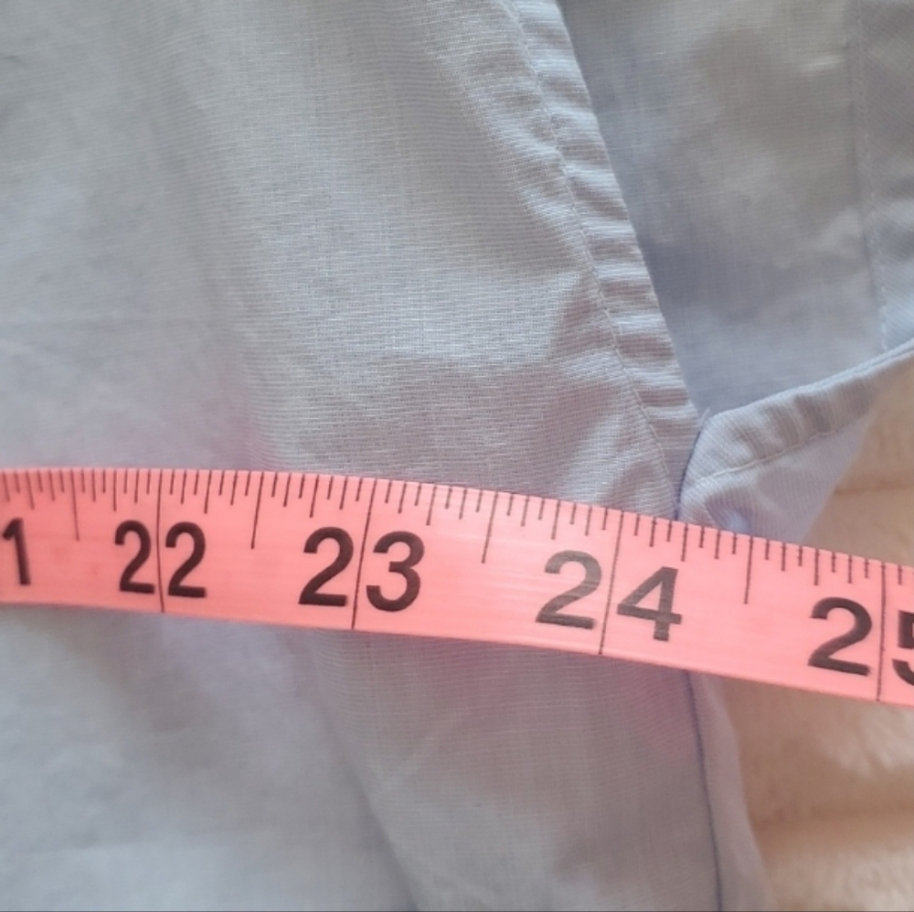 Gallego Desporte, Sleeveless Button Back Shirt, Light Blue, Size M - Picture 12 of 13